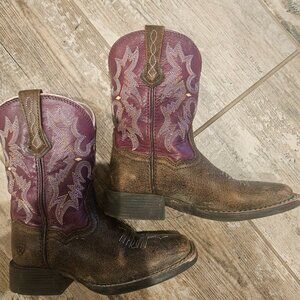 Ariat girls western boots